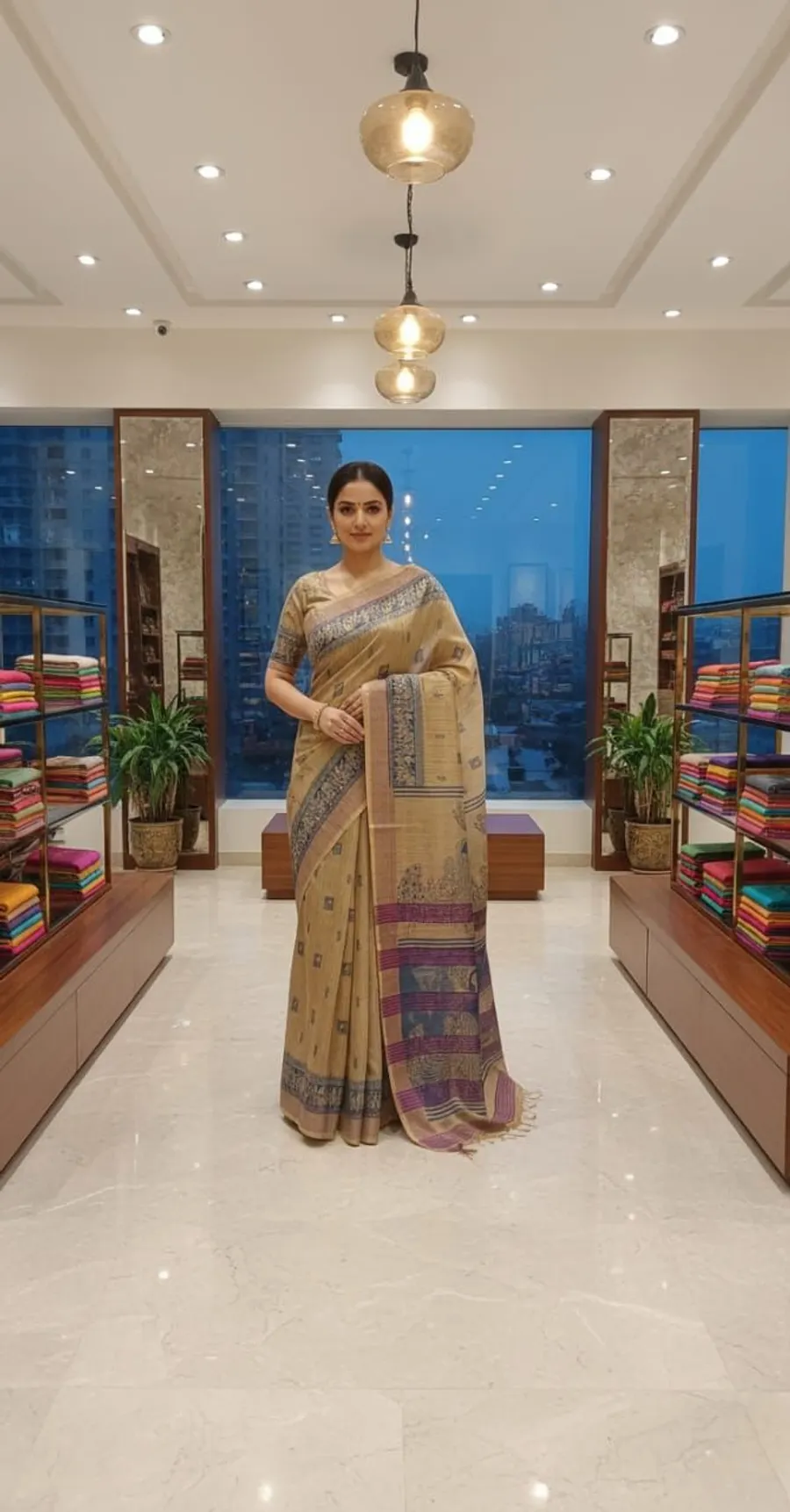 Soft Banswada Kota Saree with Zari Border – Beautiful Hand-Printed Traditional Design Saree